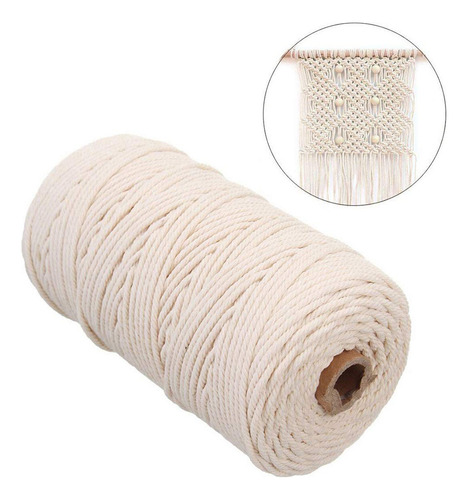 Cordón W De Algodón Macramé De 2 Mm X 200 M Para Colgar En L