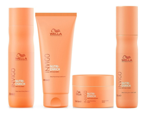 Shampoo +conditioner +masc +spray Wella Invigo Nutri Enrich