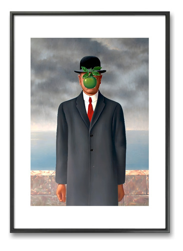 Cuadro Decorativo El Hijo Del Hombre René Magritte