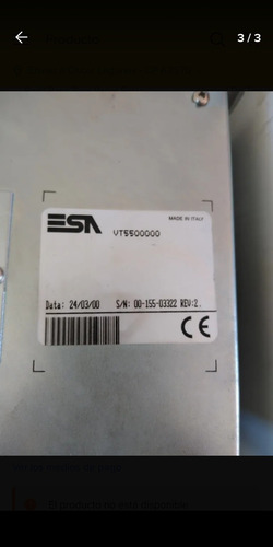 Teclado De Control Esa (Usado)