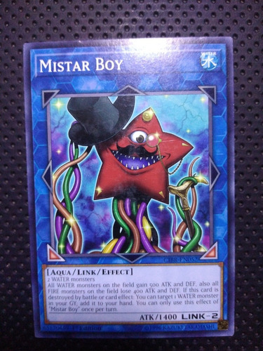 Carta Konami Yugioh Mistar Boy