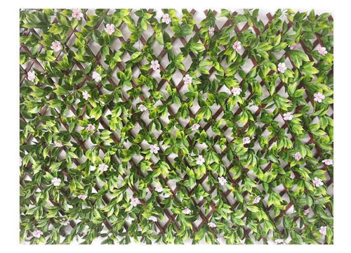 Jardín Vertical Artificial Extensible Flores 100 X 200 Cm