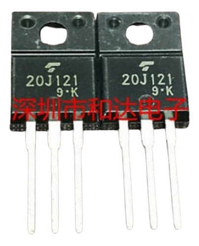 Pack (x2) Transistor Igbt Gt20j121 20j121 Canal N 600v To220