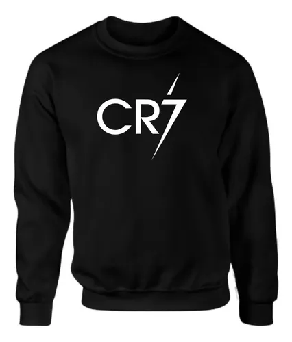 Sudadera Lisa Cristiano Ronaldo Cr7 Logo Cuotas sin inter s