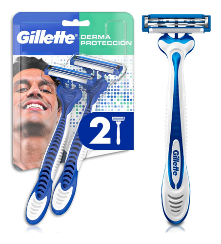 Gillette Derma Protección máquina de afeitar 2 unidades