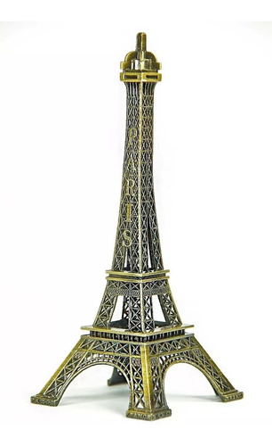 Torre Eiffel Metalica 15 Cm Decoracion Hogar Escritorio