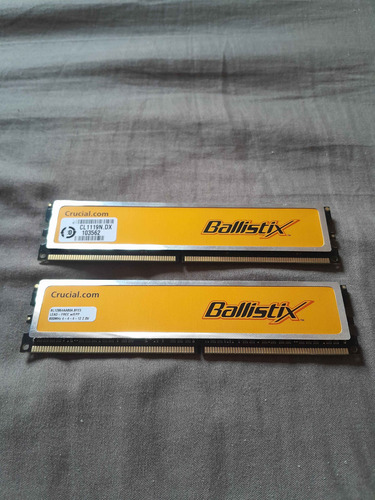 Memoria Ram Crucial Ballistix 2x1gb Ddr2 800mhz