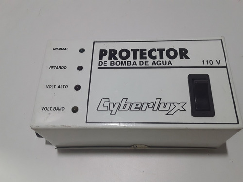 Protector De Bomba De Agua 110v Marca Cyberlux Con Fusible !