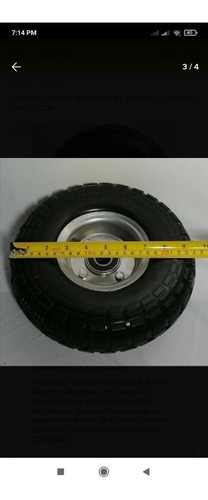 Imagen 2 de 3 de Ruedas Para Carruchas Maciza Con Rodamiento