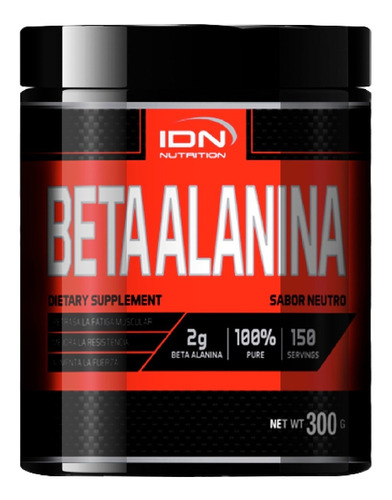 Beta Alanina Idn Nutrition - 100% Pure - Vasodilatación 