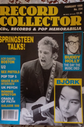 Record Collector #234 Feb 1999 Springsteen Buddy Holly Björk