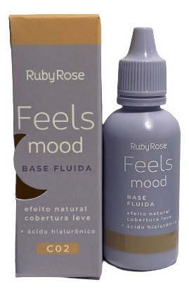 Imagem 1 de 2 de Base Fluida Feels Mood Ruby Rose - C02