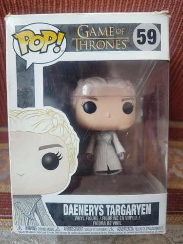 Funko Pop Tv Gane Of Thrones Daenerys (bata Blanca) (Usado)