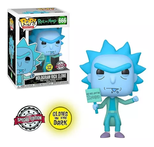 Funko Pop - Rick And Morty - Hologram Morty 666 Xuruguay | Cuotas