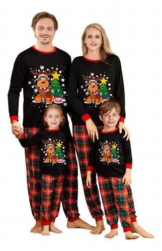 Pijamas De Navidad Pijamas A Juego Para La Familia Pijamas