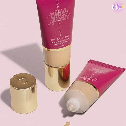 Base Líquida Niina Secrets Hidra Glow Ácido Hialurônico