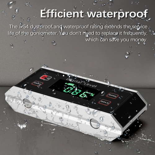 Imagen 5 de 10 de Medidor De Ángulo Digital Portátil 4*90° Ip54