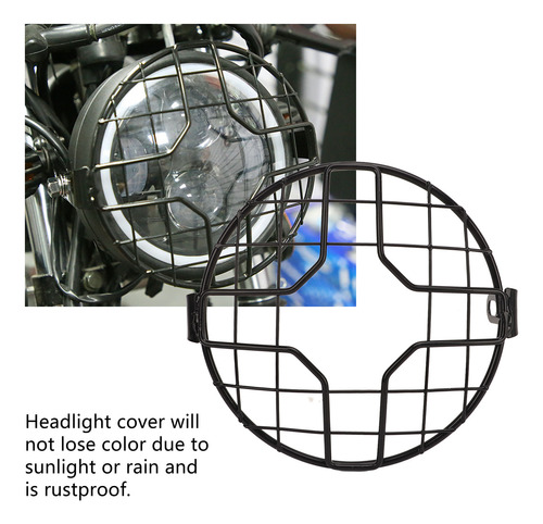 Funda Protectora De Faros, Rejilla, Malla Para Motocicleta