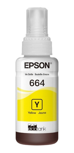 Tinta Epson Original 664 Amarilla