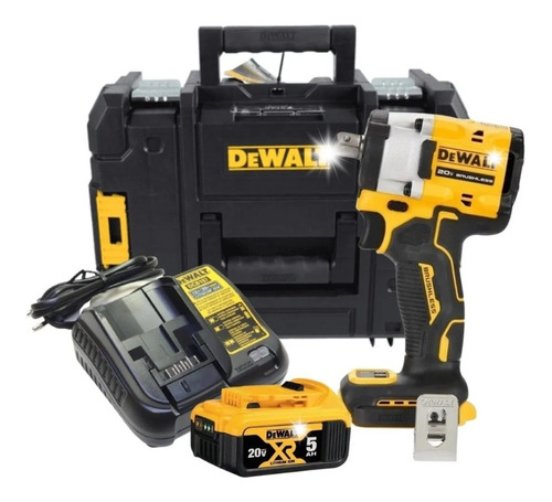 Chave De Impacto Bateria 20v 5ah Dewalt 1/2 Dcf922 C/ Maleta