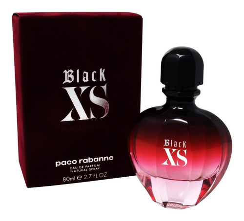 Imagen 1 de 2 de Perfume Paco Rabanne Black Xs For Her 80ml