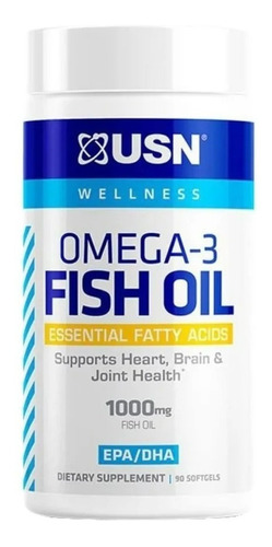 Omega-3 Fish Oil 90 Softgels - Usn