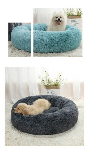 Imagen 10 de 10 de Cama De Mascotas Para Gatos Y Perros - Forma Redonda