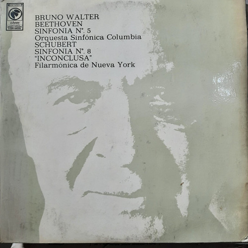 Vinilo Bruno Walter Beethoven Schubert Sinfonias Cl2