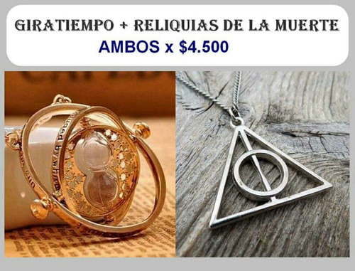 Giratiempo Y Reliquias De La Muerte De Harry Potter, Collar.