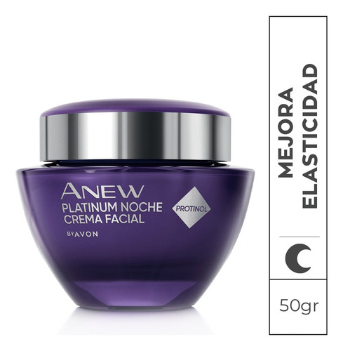 Crema Facial Platinum Noche Con Protinol Anew 50 Gr - Avon