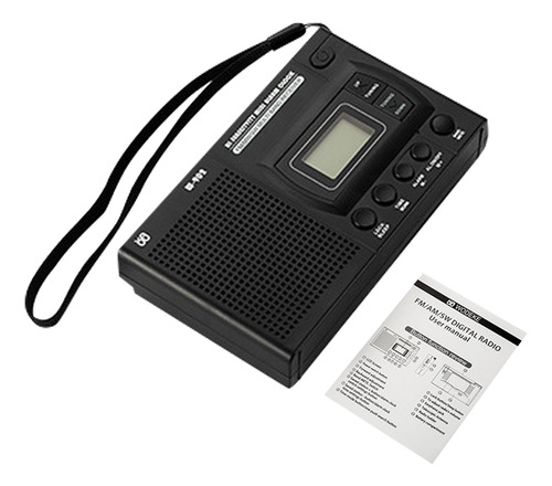 Radio Reloj Lcd Fm/am Radio Portátil Multibanda