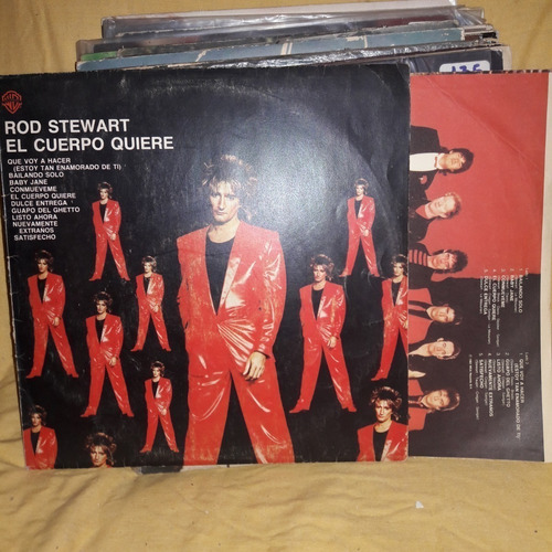 Vinilo Rod Stewart El Cuerpo Quiere + Insert P Si1