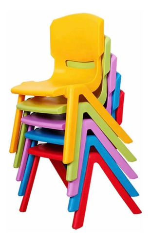 Silla Plástica Infantil Niños Piso Taburete Asiento