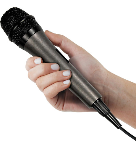 Micrófono Con Cable Para Karaoke (negro) - Micrófono Vocal D