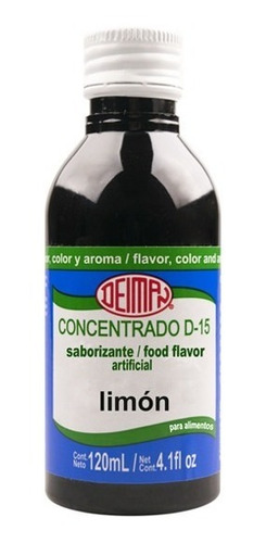 Concentrado Comestible Saborizante De Limón 120ml Deiman 