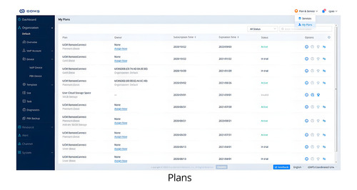 Licencia Grandstream Ucmrc-plus, Plan Anual Remoteconnect