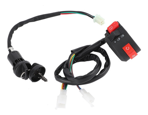 Atv Kill Switch Manillar Botón De Encendido Y 2 Llaves Para