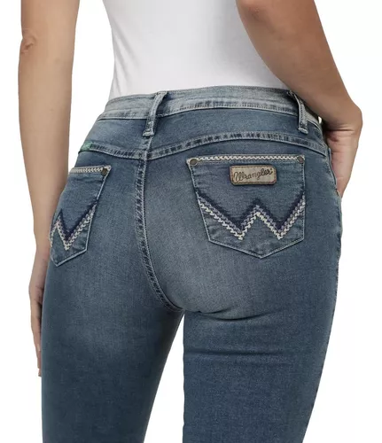 Pantalon Jeans Vaquero Slim Fit Wrangler Mujer W05