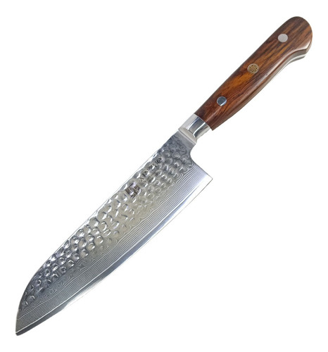 Cuchillo Santoku Xinzuo B9h De 18 Cm. Damasco Martillado
