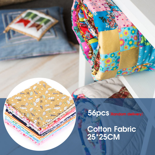 Q Sábanas De Coser, 56 Unidades, Tela Cuadrada De Algodón,