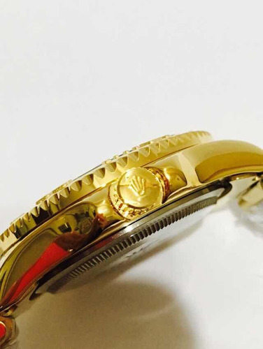 Relógio Submariner Yacht-master Gold Blue