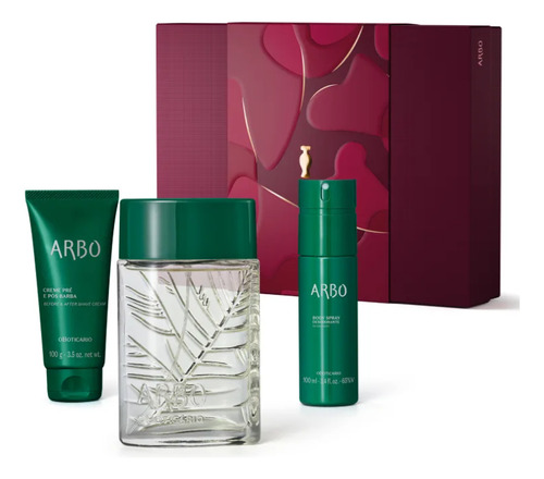 Kit Presente Dia Dos Namorados Arbo (3 Itens)