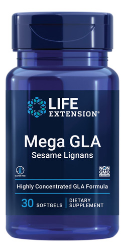 Suplemento Life Extension Mega Gla De Lignanos De Sésamo 400