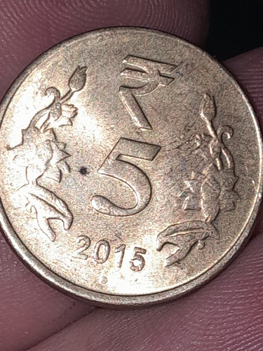 Moneda 5 Rupias India Líquido!!!!