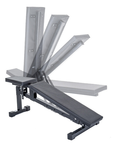 Banco Musculação Regulavel Reclinavel (s) 120cm Iron Health Cor Preto
