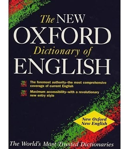 Dicionário De Inglês The New Oxford Dictionary Of English