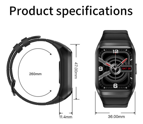 Imagen 2 de 10 de Reloj Gps Smartwatch Bluetooth Running Distancia Calorías