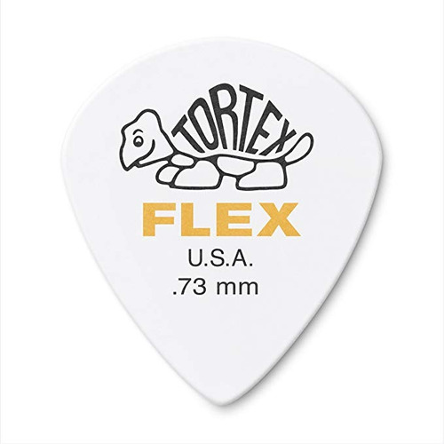 Jim Dunlop 468p.73 Tortex Flex Jazz Iii Guitarra Pick.73mm, 