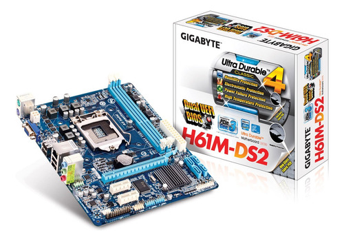 Tarjeta Gigabyte Ga-h61m-ds2 Con Micro I3 (Usado)