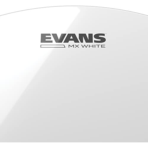 Mx White Marching Tenor Drumhead, 14 Pulgadas